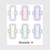 Mi almohadilla menstrual de Personalizado arcoiris