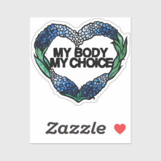 Pegatina Mi cuerpo Mi elección Feminista Pro-elección