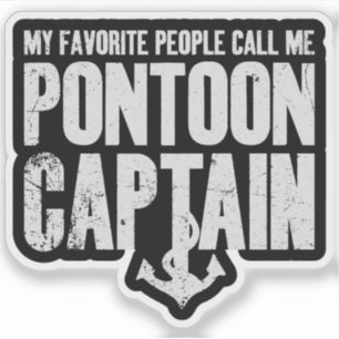 Pegatina Mi Gente Favorita Me Llama Capitán de Pontón