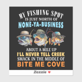 PEGATINA MI LUGAR DE PESCA