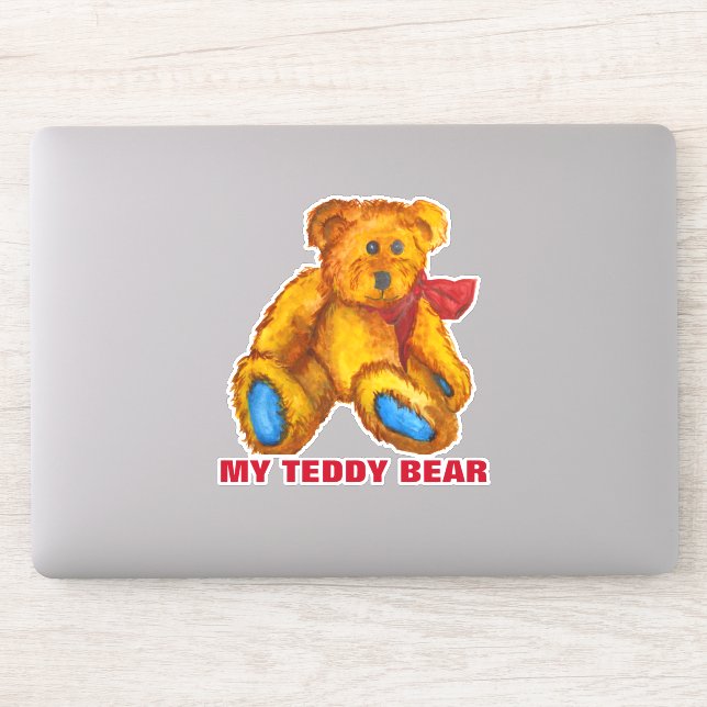 Pegatina Mi Oso de Teddy (Ordenador)