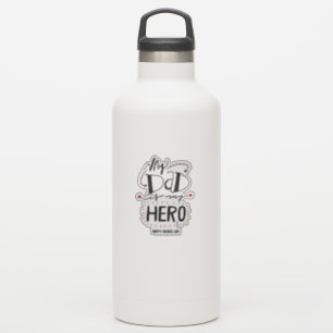 Pegatina Mi papá es mi héroe