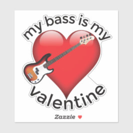 Pegatina Mi trasero es mi San Valentín