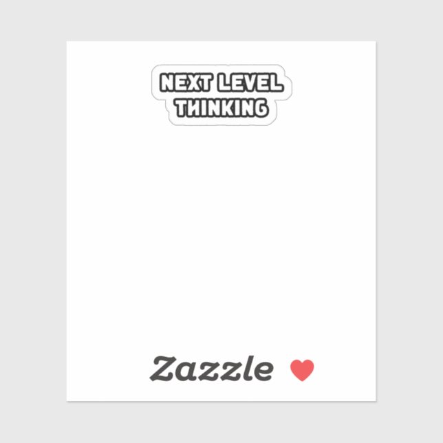 Pegatina Mi visionario de crecimiento de la innovación en e (Hoja)