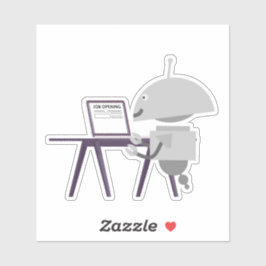 Pegatina Mia de búsqueda de trabajo