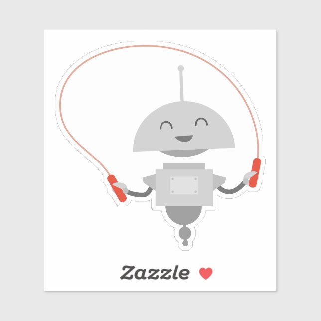 Pegatina Mia de cuerda de salto (Hoja)