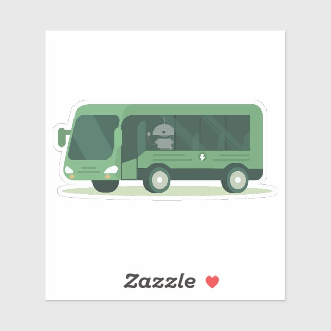 Pegatina Mia en autobús (Hoja)