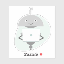 Pegatina Mia en una laptop