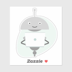 Pegatina Mia en una laptop