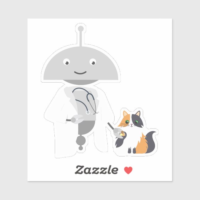 Pegatina Mia vet (Hoja)