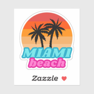 Pegatina Miami beach Summer