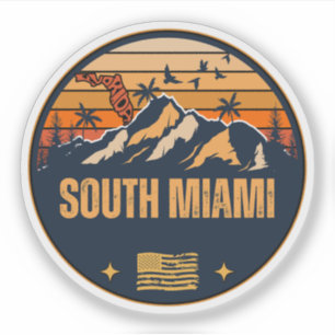 Pegatina Miami del Sur, Florida