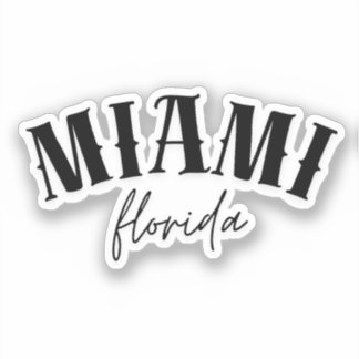 Pegatina Miami Florida