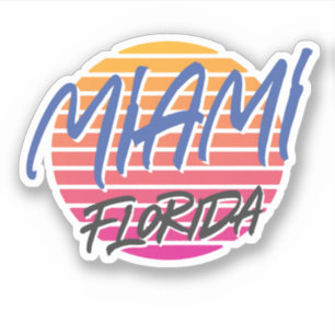 Pegatina Miami Florida