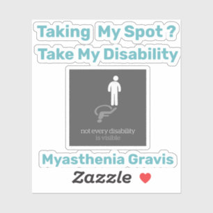 Pegatina Miastenia Gravis Awareness