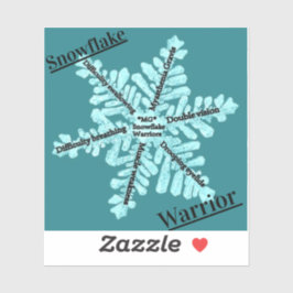 Pegatina Miastenia Gravis Awareness [b]