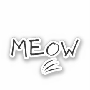 Pegatina Miau