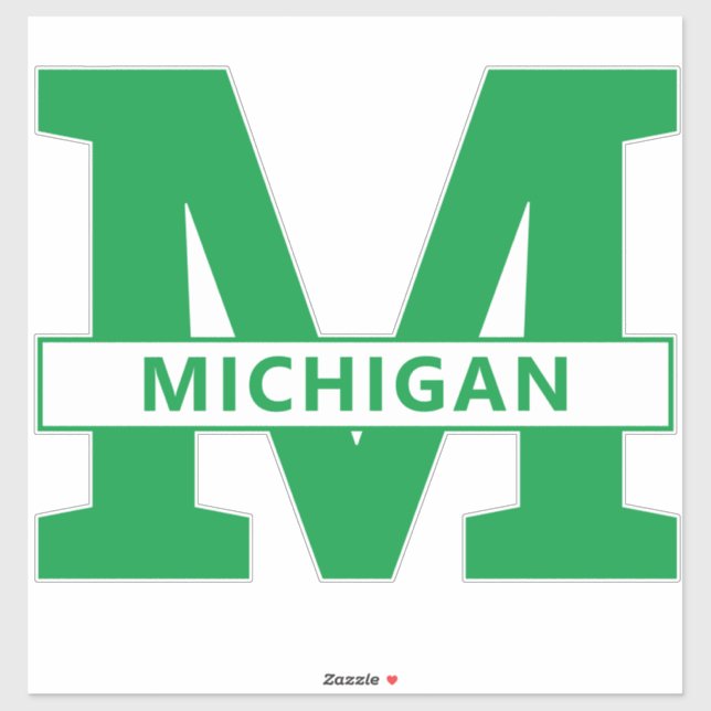 Pegatina Michigan (Hoja)