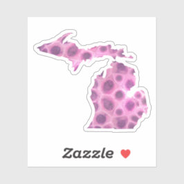 Pegatina Michigan Petoskey stone | Estado del Gran Lago