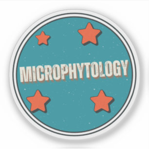 Pegatina Microfitología