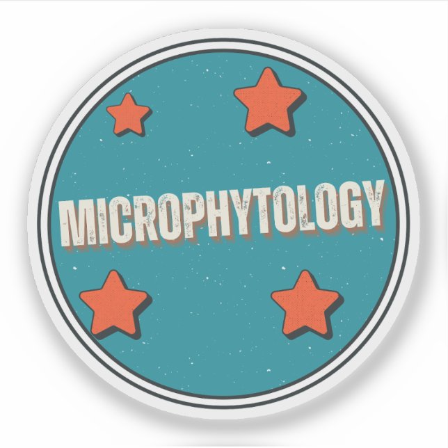 Pegatina Microfitología (Anverso)