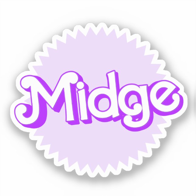 Pegatina Midge (Anverso)