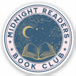 Pegatina Midnight Readers Book Club