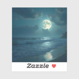 Pegatina Midnight Shore - Square Vinyl