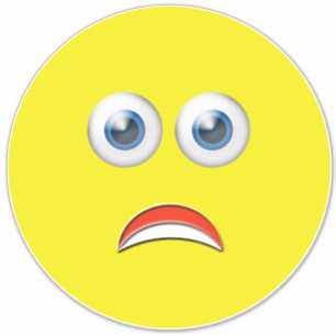 Pegatina Miedo asustado Emoji