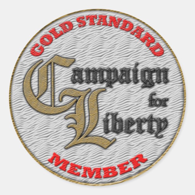 Pegatina Miembro de C4L Gold Standard! (Anverso)