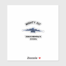 Pegatina Mighty C-17, Touchdown Titan