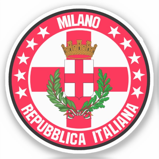 Pegatina Milano (Anverso)