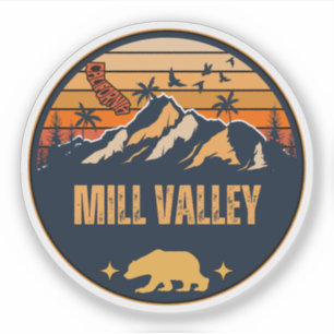 Pegatina Mill Valley, California