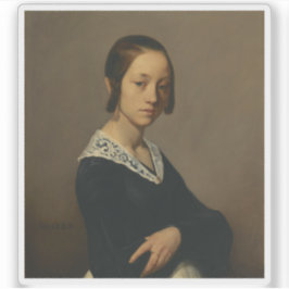 Pegatina Millet - Retrato de Louise-Antoinette Feuardent