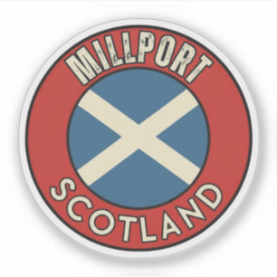 Pegatina Millport, Escocia