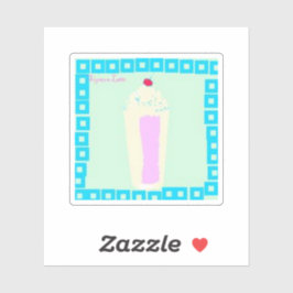 Pegatina milshake Signora Latte