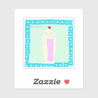 Pegatina milshake Signora Latte