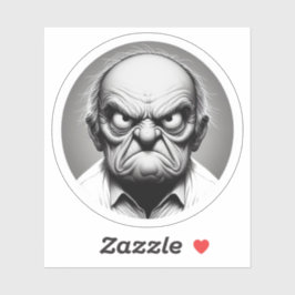 Pegatina "Milton the Angry Old Man" Vinyl