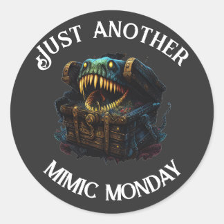 Pegatina Mimic Monday Gaming RPG