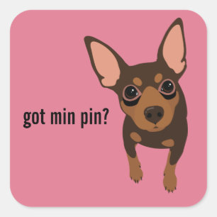 Pegatina Mín Pin Miniatura (Chocolate)