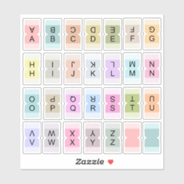 Pegatina Mini Alphabet Index Tab Divider Bujo Label