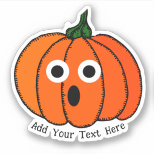Pegatina Mini Calabaza Halloween