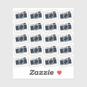 Pegatina Mini cámara Iconos Foto Social Media Bujo Planner