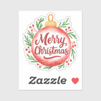 Pegatina Mini Christmas Sticker Set – Festive Holiday Sayin