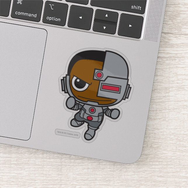 Pegatina Mini Cyborg (Detalle)