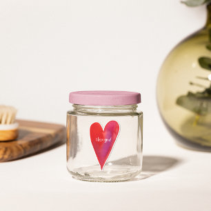 Pegatina Minimalista acuarela