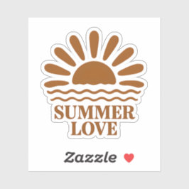 Pegatina Minimalista Amor de Verano