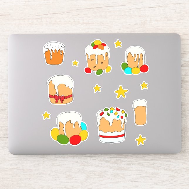 Pegatina Minimalista Cute Feliz Pascua personalizado Stic (Ordenador)