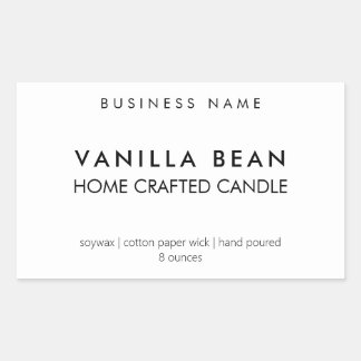 Pegatina Minimalista moderno de etiquetas de velas