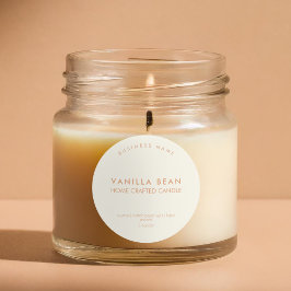 Pegatina Minimalista moderno de etiquetas de velas